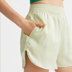 Green Pull-On Shorts